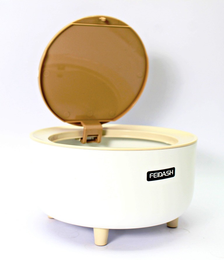 1PCS Mini automated desk dustbin box Desktop Trash Can Simple Press